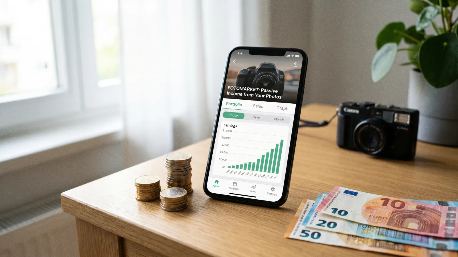 Revenus passifs générés par la vente de photos en ligne